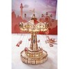 Hands Craft Electro Mechanical Wooden Puzzle Swing Ride: 3D Miniature Kit, Craft Activity, Requires 3 AAA Batteries - 2 of 3