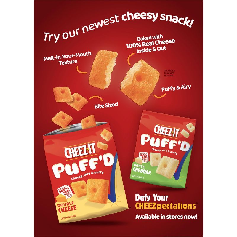 Cheez-It White Cheddar Baked Snack Crackers - 21oz, 6 of 7
