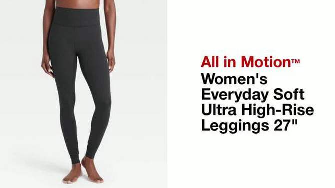 Women's Everyday Soft Ultra High-Rise Leggings - All In Motion™, 2 of 10, play video