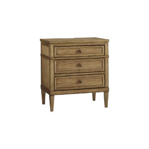 Signature Design by Ashley Sharlance Three Drawer Nightstand with USB Ports, Brown - 1 of 4