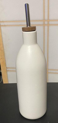 Ceramic Oil Pour Bottle Cream - Figmint™ : Target