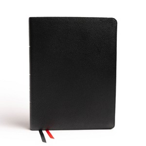 NASB Tony Evans Study Bible, Black Genuine Leather - by  Tony Evans & Holman Bible Publishers (Leather Bound) - 1 of 1