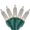 Northlight 50ct LED Mini Christmas Lights Warm White - 16.25' Green Wire - 2 of 3