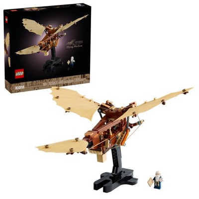 LEGO Icons Leonardo da Vinci's Flying Machine Ornithopter Building Set for Adults 10363