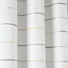 Ombre Stripe Yarn Dyed Cotton Shower Curtain Yellow/Gray Single 72X72 - 3 of 3