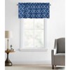 Kate Aurora Shabby Lattice Cotton Blend Kitchen Curtain Tier & Valance Set - 2 of 2