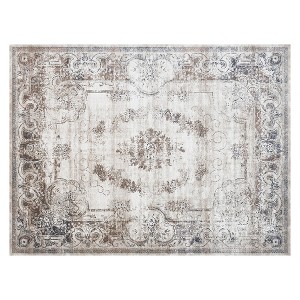 6x9 Boho Area Rug, Indoor Machine Washable Carpet for Living Room, Bedroom, Dining Room, Kitchen - 1 of 4