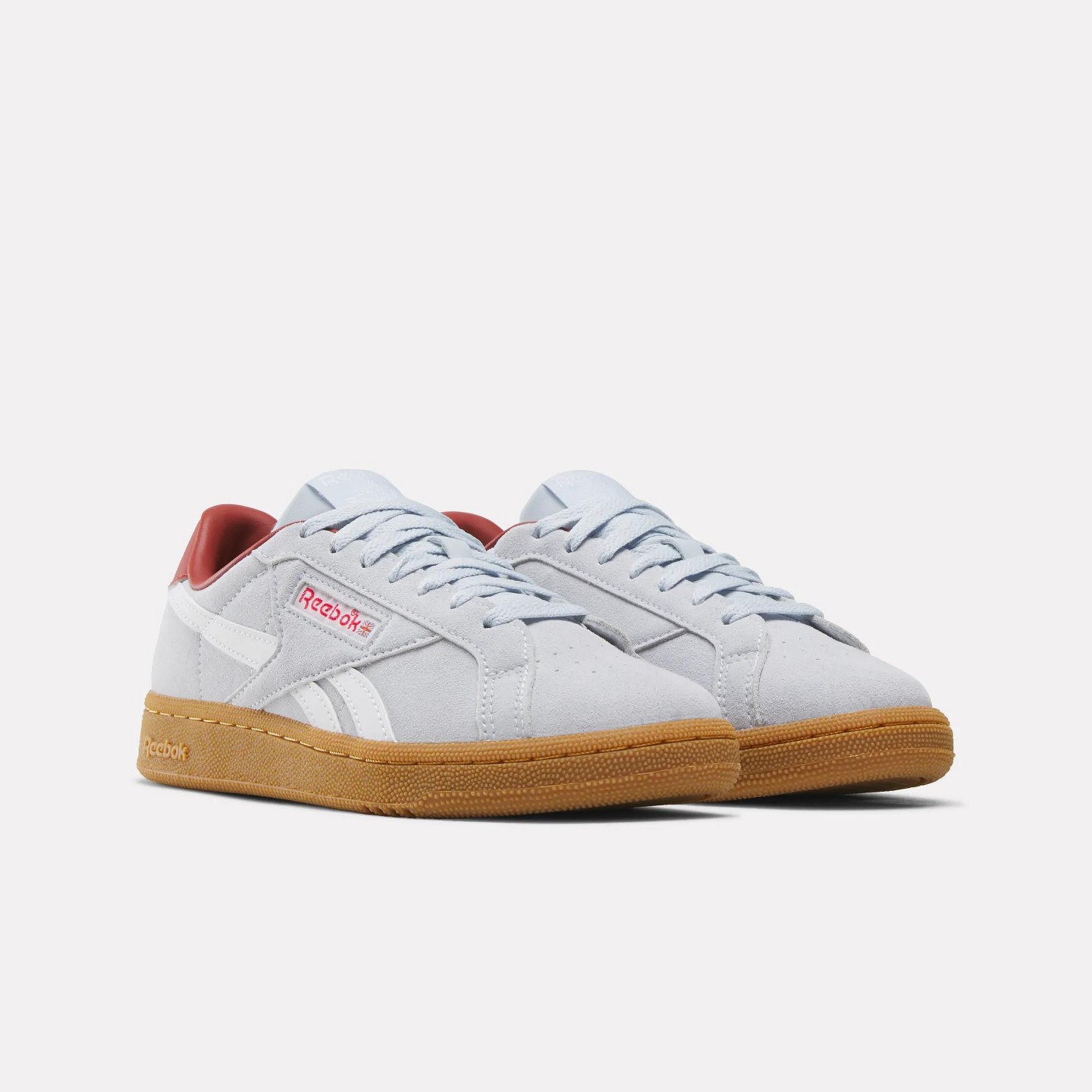 Женские кроссовки Reebok Club C Grounds UK 1.0 Shoes Size 8.5 BLUE/WHITE/GUM, цвет: Синий — фото 4