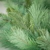 72"L Sullivans Artificial Frosted Pine Christmas Garland, Green, Indoor Christmas Decor - 2 of 3