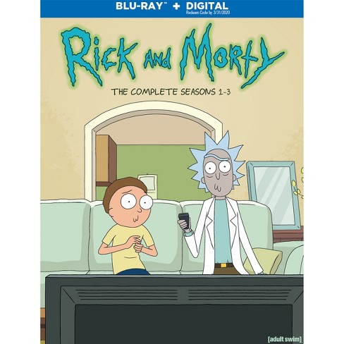 Rick And Morty S1 3 3pk blu ray Digital Target