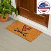 EvergreenNCAAVirginia Cavaliers Logo Natural Coir 28 x 16 Inches Indoor Outdoor Doormat - 2 of 4