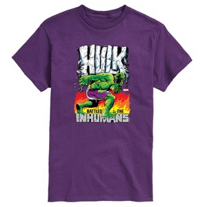 Men's - Marvel - Hulk Battles the Inhumans Short Sleeve Graphic T-Shirt - 1 of 4