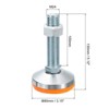 Unique Bargains Carbon Steel Non-Skid Adjustable Furniture Table Feet Leveling Feet 2 Pcs - 2 of 4