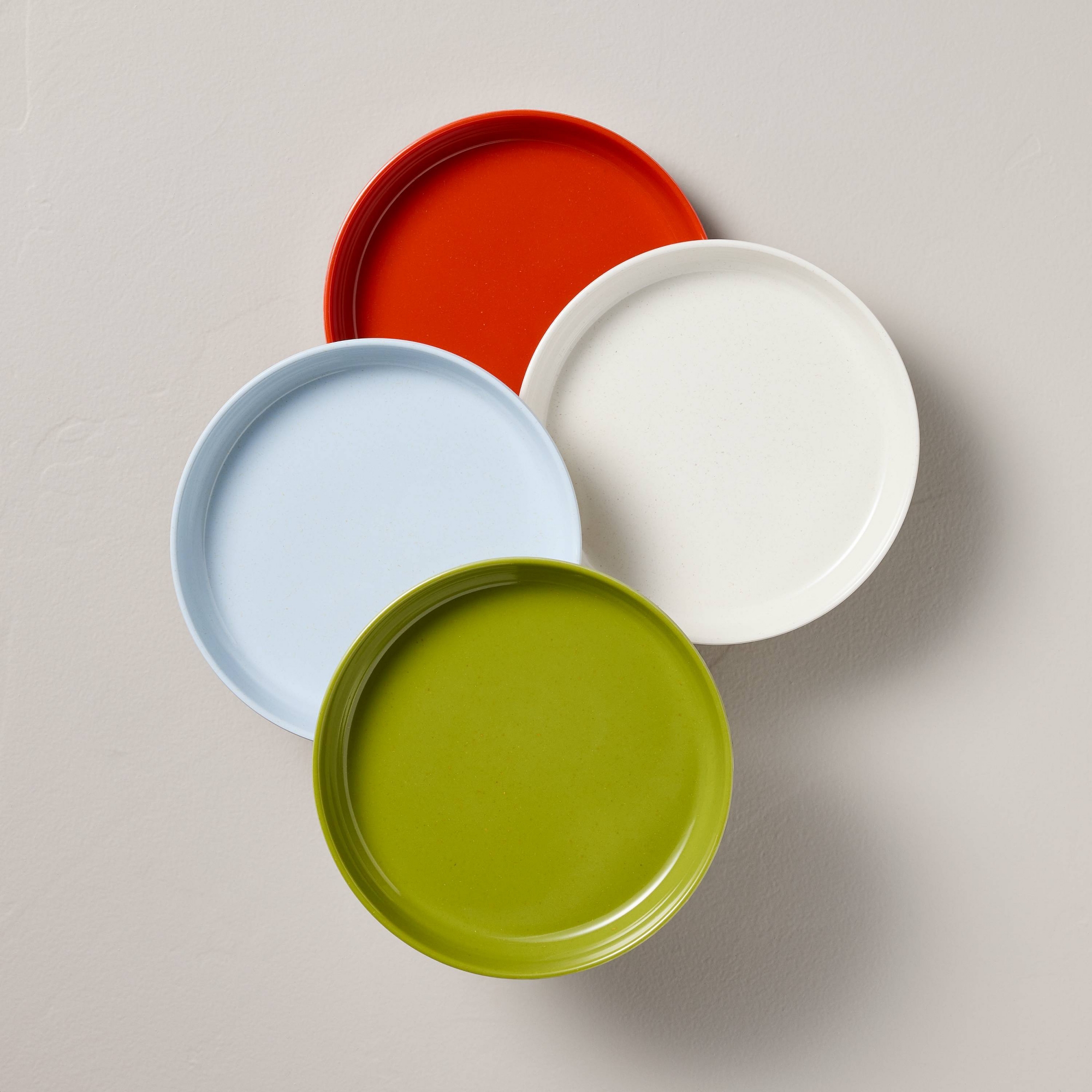 4pk 6.25" Melamine Appetizer Plates - Hearth & Hand™ with Magnolia