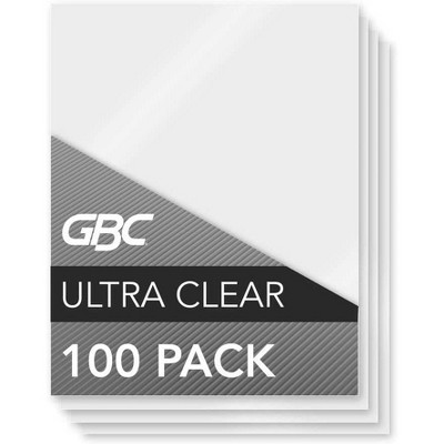 Swingline GBC UltraClear Thermal Laminating Pouches 5 mil 11 1/2 x 9 100/Box 3200587