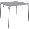 Cosco XL Fold-in-Half Card Table -  38.50" x 38.50" in Gray - 2 of 3