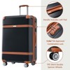 DOMETOUR 3 Pcs Hardshell Luggage Set Double Spinner 8 Wheels Suitcase with TSA Lock Lightweight 20''+24''+28'' - 3 of 4