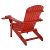 Jiallo Foldable Adirondack Chair with cup holder set of 4 - 4 of 4
