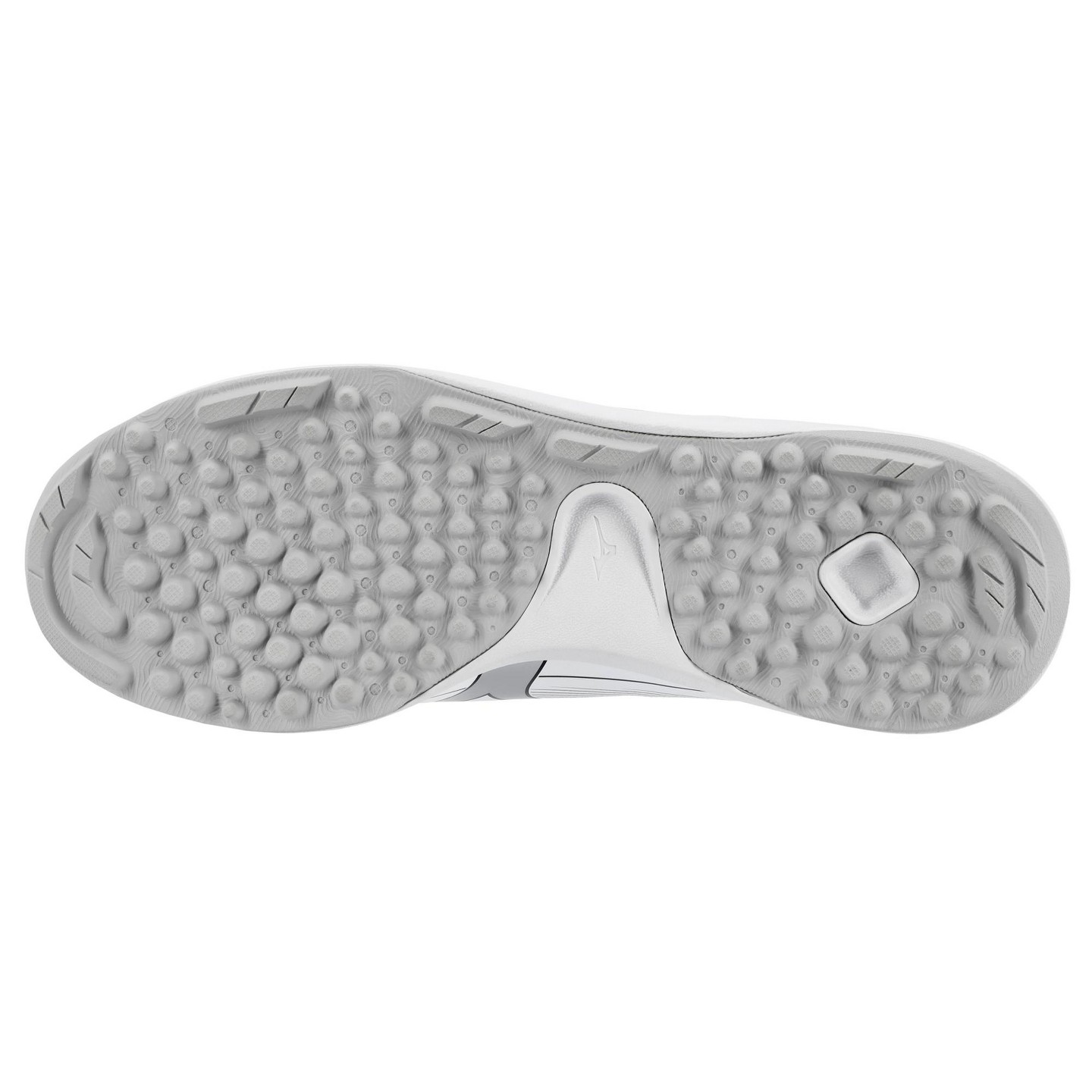 Mizuno Cushionrevo Diamond Turf Unisex shoe, 10, White-Black, цвет: Белый — фото 2
