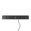 Chic Crate-Floating Media Console – Black 69 Inch TV Stand w/ 16 Color LED Backlit, Fits 55-65In TVs - 3 of 4