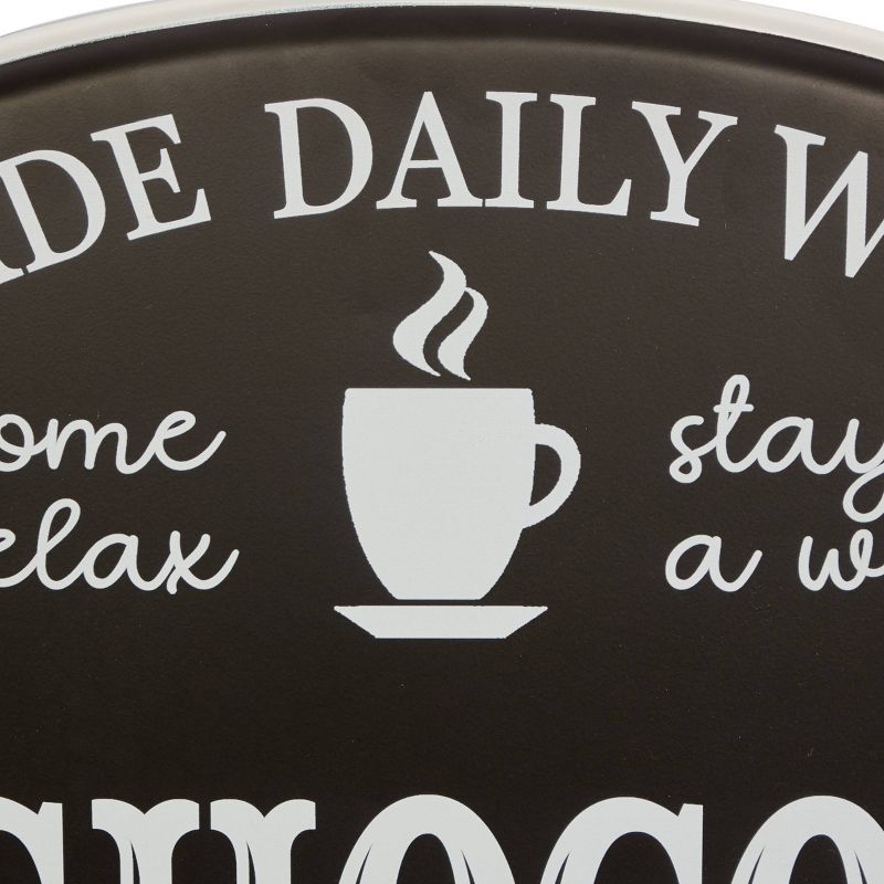 Farmhouse Metal Words and text Wall Decor Black - Olivia &#38; May, 5 of 9