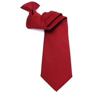 Men's Solid Color 19" Clip On Neck Tie - 1 of 3
