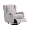 Westwod Dsgn Skylar Swivel Glider Manual Recliner - Textured Light Gray - 3 of 3
