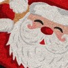 HomeRoots 18" X 30" Beige and Red Coir Snowflake Outdoor Christmas Door Mat - 4 of 4