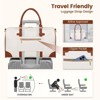 Travel Duffle, Women's Weekender Bags with Wet Pocket - Carry On, Overnight, - 3 of 4