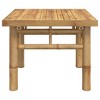 vidaXL Coffee Table 17.7"x17.7"x13.8" Bamboo - 4 of 4