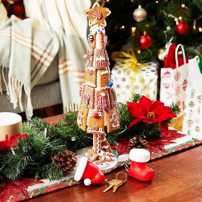 Okuna Outpost Gingerbread Christmas Tree, Dining Table Centerpiece