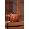 C&F Home Pumpkin Handwoven Halloween Premium Trick or Treat Candy Basket Container - 2 of 3