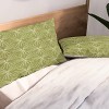 Deny Designs King Holli Zollinger Sun Tile Duvet Cover and Pillow Sham Green - 3 of 4