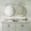 Apmir  Round High Quality Aluminum Alloy Framed French Cleat Mounted Wall Decor Bathroom Vanity Mirror - 3 of 4