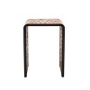 Burnham Home Parker End Table Natural - Boraam: Fir Wood, U-Shaped, Wireless Charger - 3 of 4
