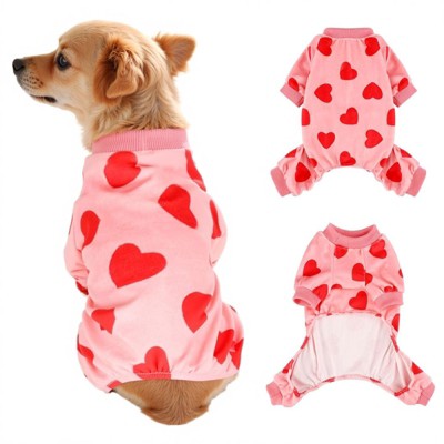 Paaaawaters Dog Fuzzy Velvet, Small Winter Clothes for Dogs Boy Girl, Pet Jumpsuit