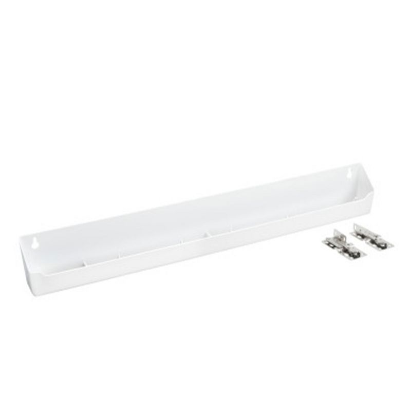 Rev-A-Shelf LD-6591 White Polymer Lazy Daisy Sink Tip-Out Tray for Sink Base Cabinets, 1 of 8