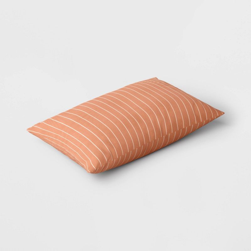 10"x17" Pin Stripe Rectangular Outdoor Lumbar Pillow - Room Essentials™, 4 of 6