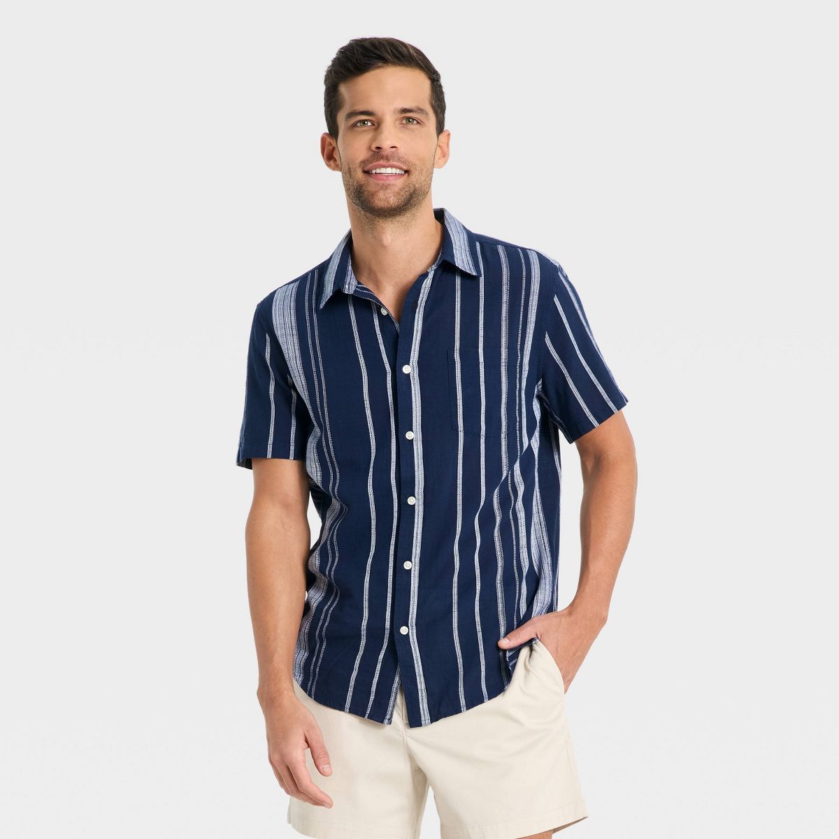 Men's Short Sleeve Camp Shirt - Goodfellow & Co™ - thumbnail 4