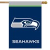 Briarwood Lane Seattle Seahawks House Flag NFL Licensed 28" x 40" - 2 of 4