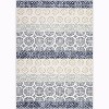Acekool Washed Velvet Area Rug - Soft High-Density Brocade Carpet for Living Room & Bedroom, Easy Care Foldable Design - 2 of 4