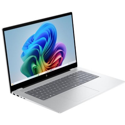 HP - OmniBook X - Copilot+ PC - 17.3" Full HD Touch-Screen Laptop - Intel Core Ultra 7 - 16GB Memory - 1TB SSD - Glacier Silver