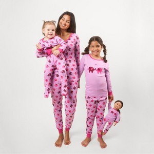 Leveret Matching Family Pajamas Elephant Print - 1 of 4