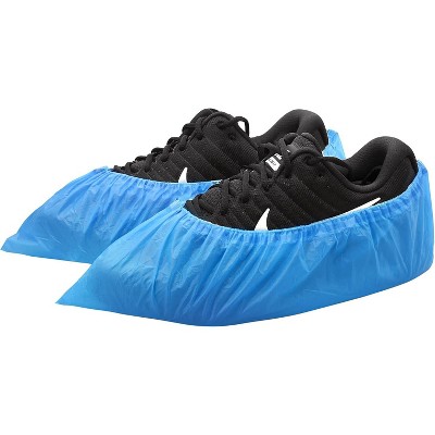Shoe Covers Disposable- Pack of 100 (50 Pairs), Waterproof and Recyclable Shoe Booties Covers for Indoors
