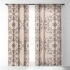 Pimlada Phuapradit Maiya Single Panel Sheer Window Curtain - Deny Designs - image 2 of 4