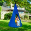 Sorbus Blue Kids Nest Swing - Tree Tent Sensory Swing for Kids Indoor Outdoor Use - 250lbs - 2 of 4
