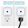 Link LED Night Light Plug in Auto Dusk Till Dawn Smart Sensors Perfect for Hallways, Bathroom, Kitchen, Bedroom 6 Pack