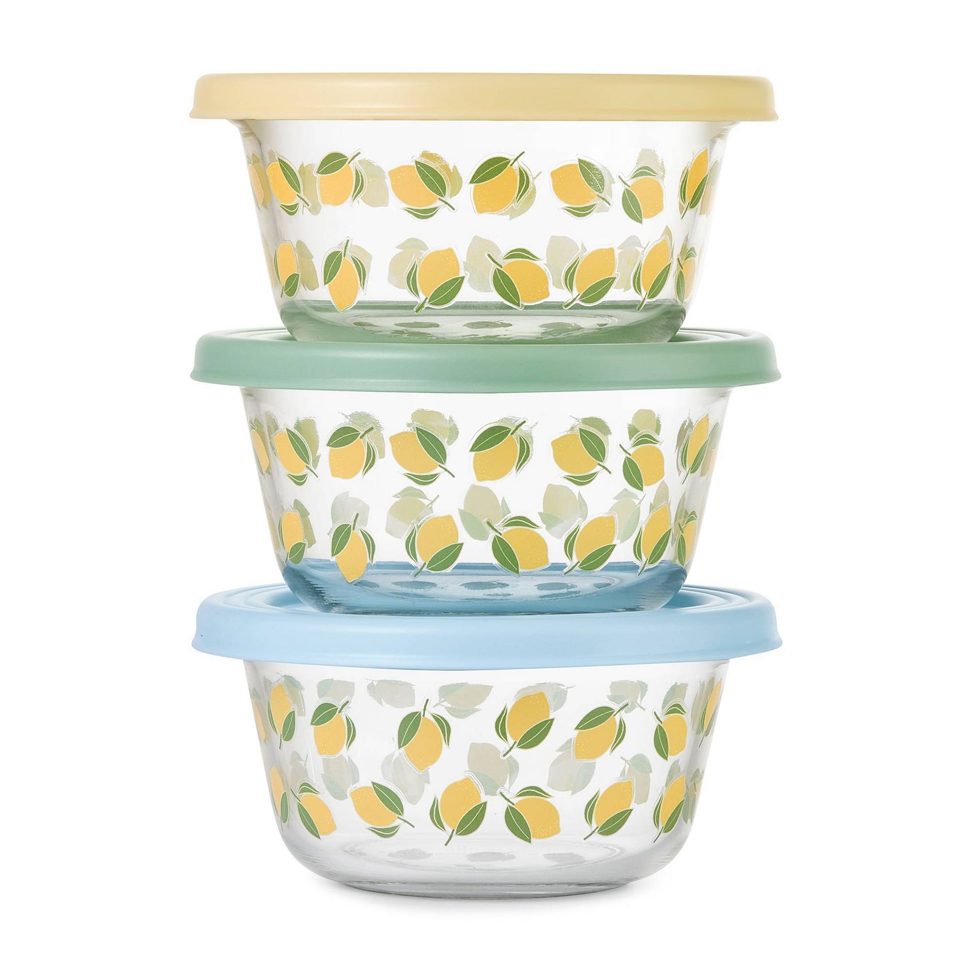 Ello Everyday 6pc 2c Glass Set with Body Decal Food Storage Containers