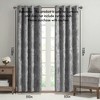 Knitted Jacquard Paisley Total Blackout Grommet Top Curtain Panel(Only 1 Pc Panel - 2 of 4