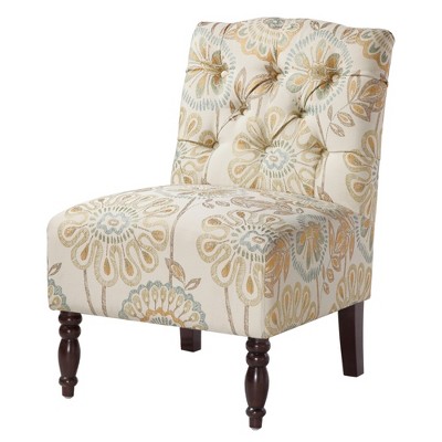 Lola Tufted Armless Chair